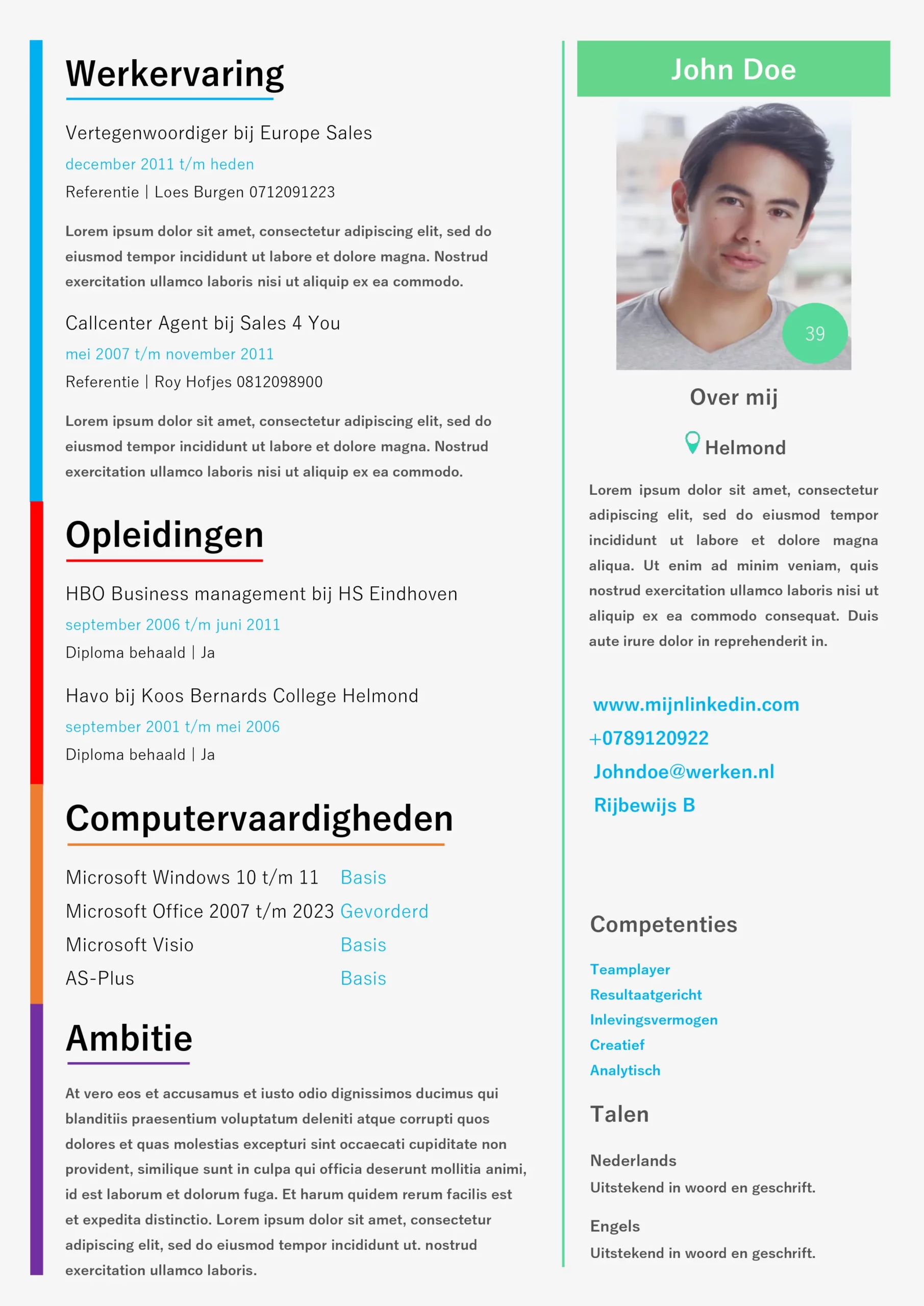 Ramio cv template