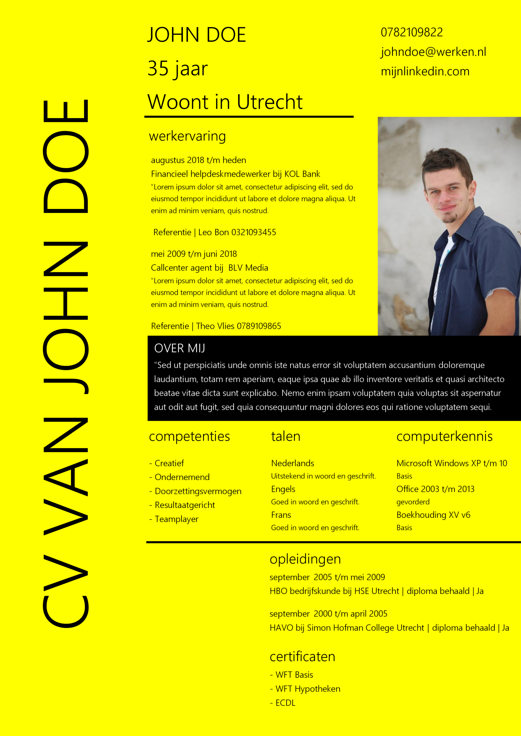 Fabius cv template